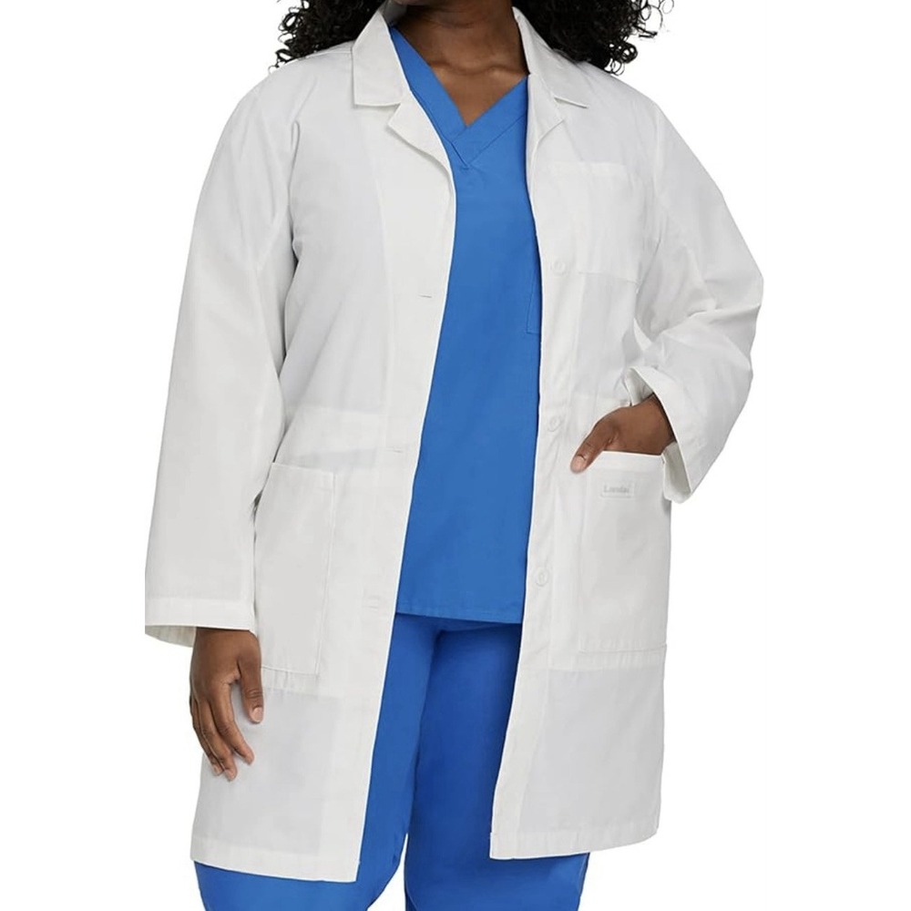 Landau Unisex Full Length Lab Coat Size 20 New With Tags 3165 WWXY